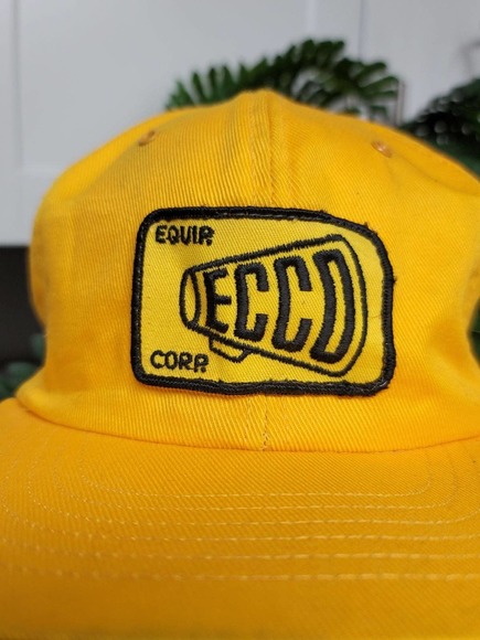 Vtg ECCO Equip Corp Snapback Hat Swingster - Picture 2 of 7